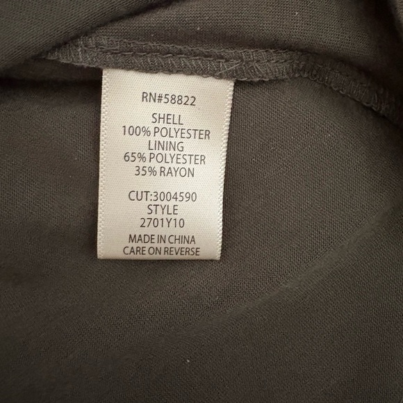 Polka Dot Women's Skirt - Olive Green‎ - Picture 3 of 4